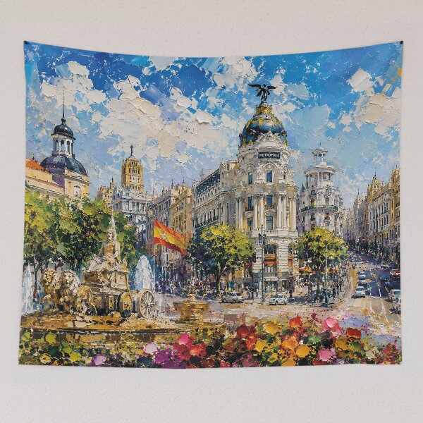 Item preview, Madrid, España – Hermosa pintura de la capital designed and sold by GalleryKauffeld.