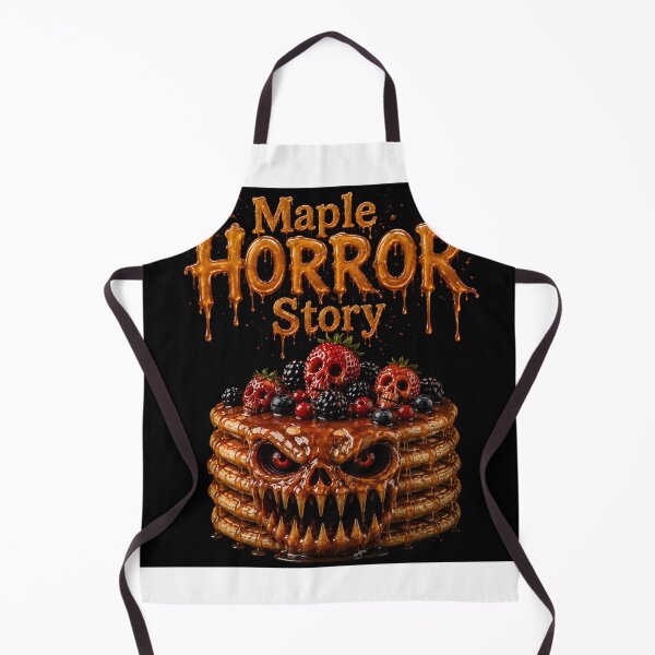 Item preview, Maple Horror Story - Horror Pancake Monster Dark Art Print designed and sold by HorrorWorldWeb.