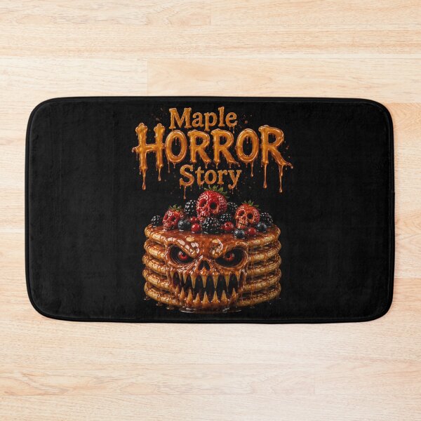 Item preview, Maple Horror Story - Horror Pancake Monster Dark Art Print designed and sold by HorrorWorldWeb.