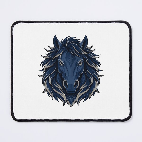 Item preview, Majestic Dark Blue Horse Head Art designed and sold by MeneesStefano.