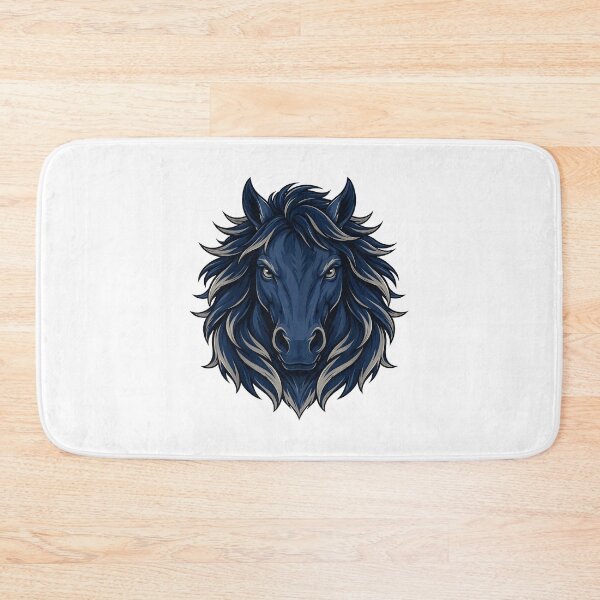 Item preview, Majestic Dark Blue Horse Head Art designed and sold by MeneesStefano.