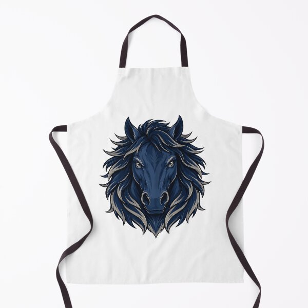 Item preview, Majestic Dark Blue Horse Head Art designed and sold by MeneesStefano.