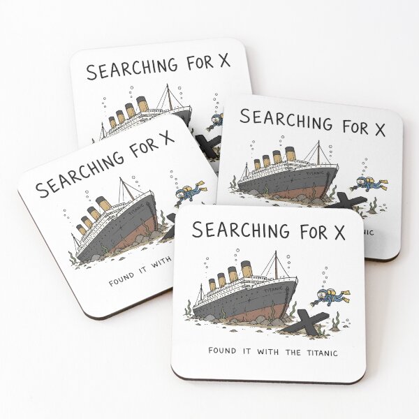 Item preview, Searching For X Funny Math Titanic Humor Back To School designed and sold by MonkiFlipp.