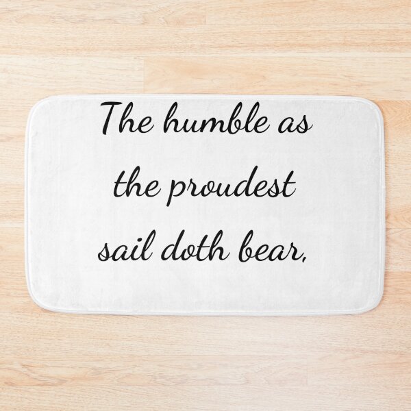 Item preview, “The humble as the proudest sail doth bear,” - handwriting black designed and sold by ariksworld.