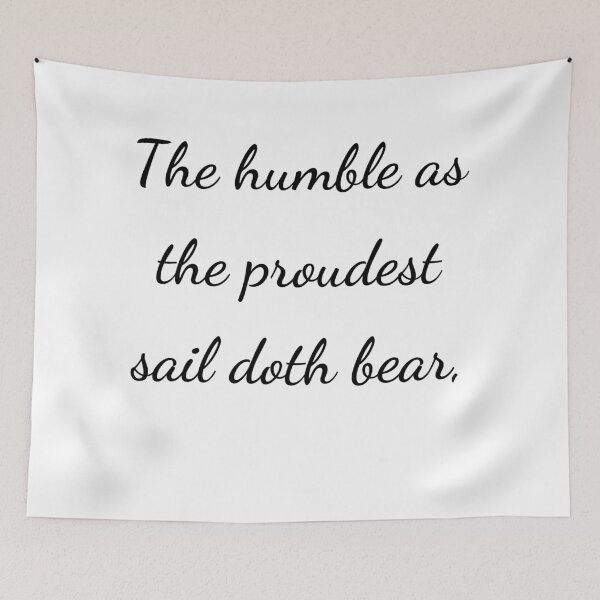 Item preview, “The humble as the proudest sail doth bear,” - handwriting black designed and sold by ariksworld.