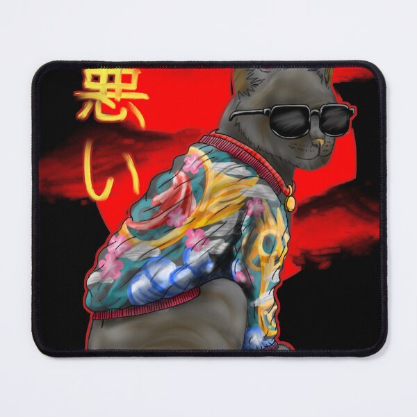 Item preview, Bad Kitty – Funny Gangster Cat designed and sold by Migiteart.