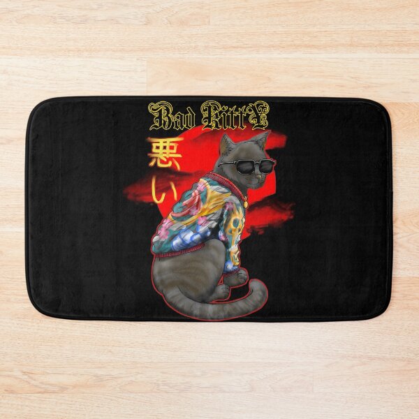 Item preview, Bad Kitty – Funny Gangster Cat designed and sold by Migiteart.