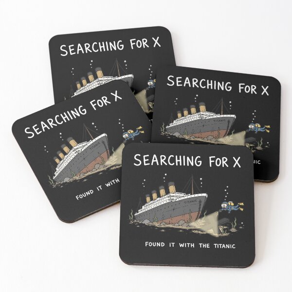 Item preview, Searching For X Funny Math Titanic Diver Back To School designed and sold by MonkiFlipp.