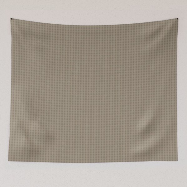 Item preview, Taupe Brown Geometric Plaid Pattern designed and sold by jenishpatel14.