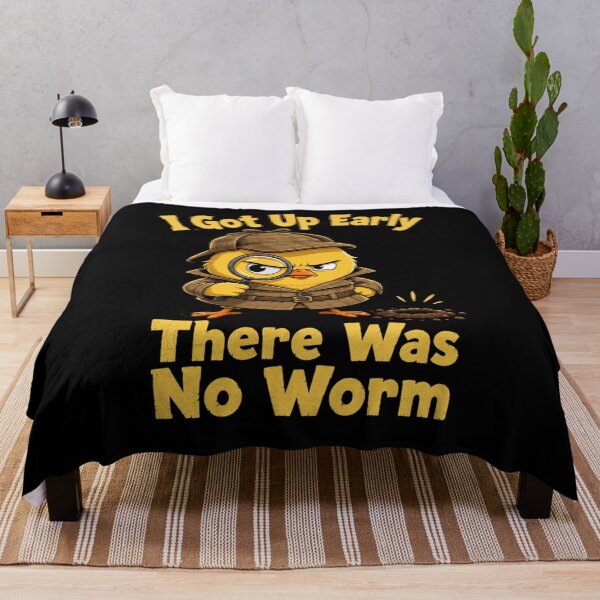 Item preview, I Got Up Early There Was No Worm designed and sold by TheEndDesign.