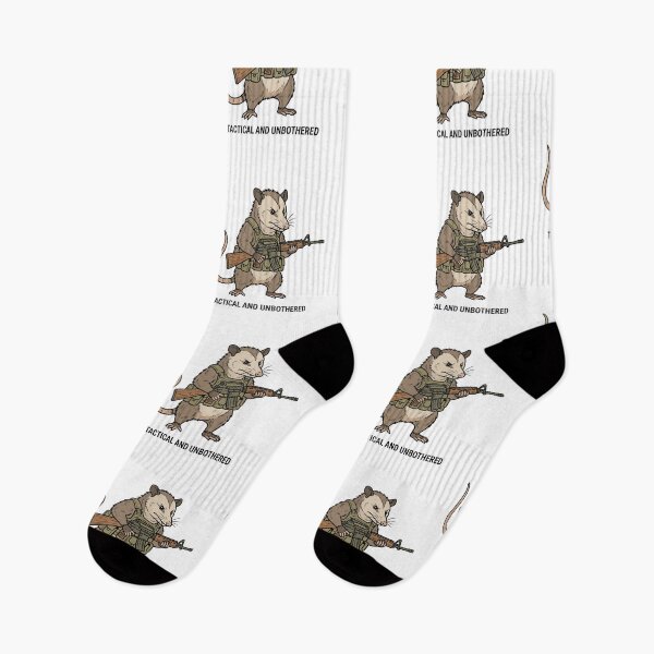 Item preview, Tactical Possum Tactical And Unbothered Funny Opossum Military Gun Humor designed and sold by raedattia.