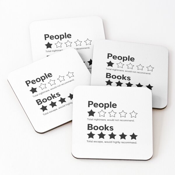 Item preview, People Total Nightmare Would Not Recommend Books Total Escape Would Highly Recommend Book Lover Introvert Reader designed and sold by JonesFlora2025.