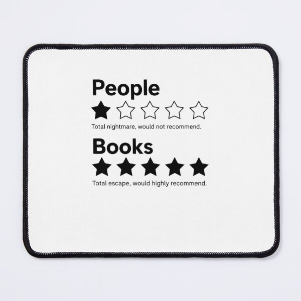 Item preview, People Total Nightmare Would Not Recommend Books Total Escape Would Highly Recommend Book Lover Introvert Reader designed and sold by JonesFlora2025.