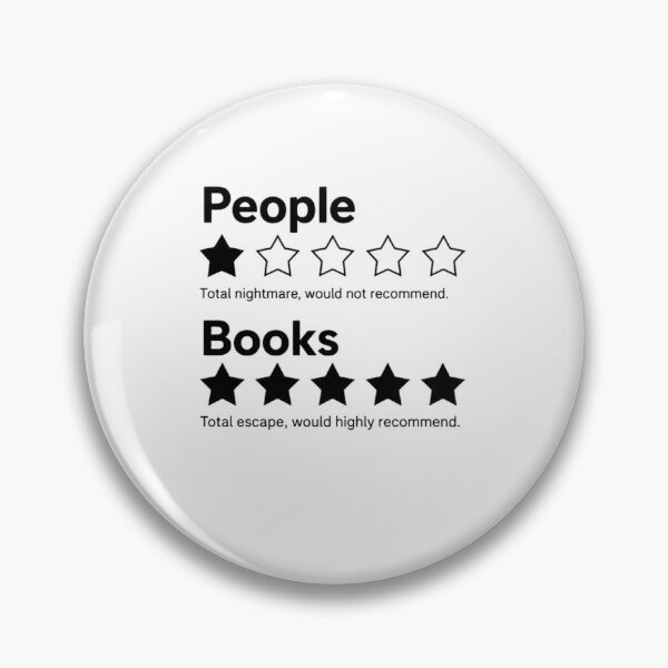Item preview, People Total Nightmare Would Not Recommend Books Total Escape Would Highly Recommend Book Lover Introvert Reader designed and sold by JonesFlora2025.