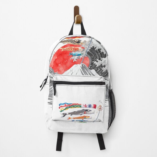 Item preview, Japanese Koinobori Carp Flags Mount Fuji Great Wave Art designed and sold by hoangvanhieusw.