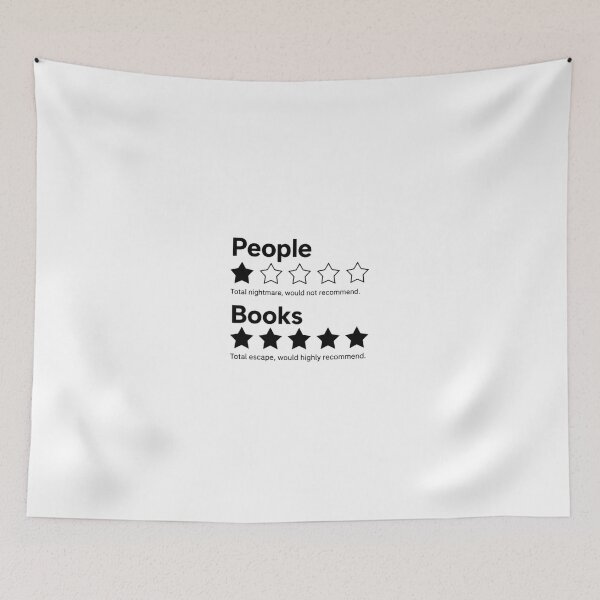 Item preview, People Total Nightmare Would Not Recommend Books Total Escape Would Highly Recommend Book Lover Introvert Reader designed and sold by JonesFlora2025.
