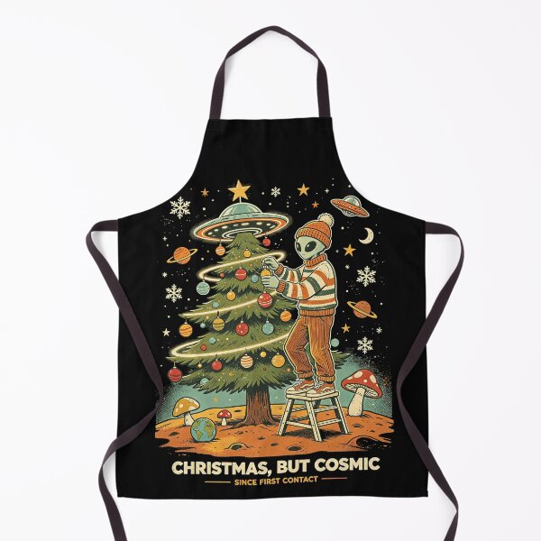Item preview, Christmas But Cosmic Alien Decorating Tree designed and sold by NatalieJeans.
