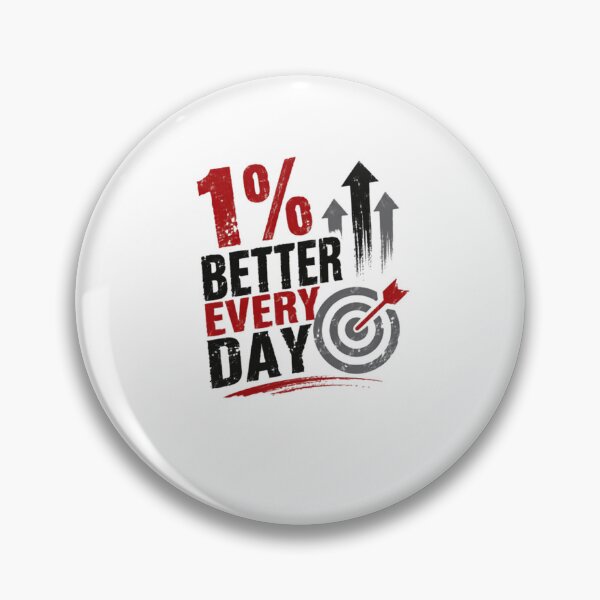 Item preview, 1% Better Every Day Motivation Personal Growth Daily Improvement Self-Improvement Goals Mindset designed and sold by JonesFlora2025.