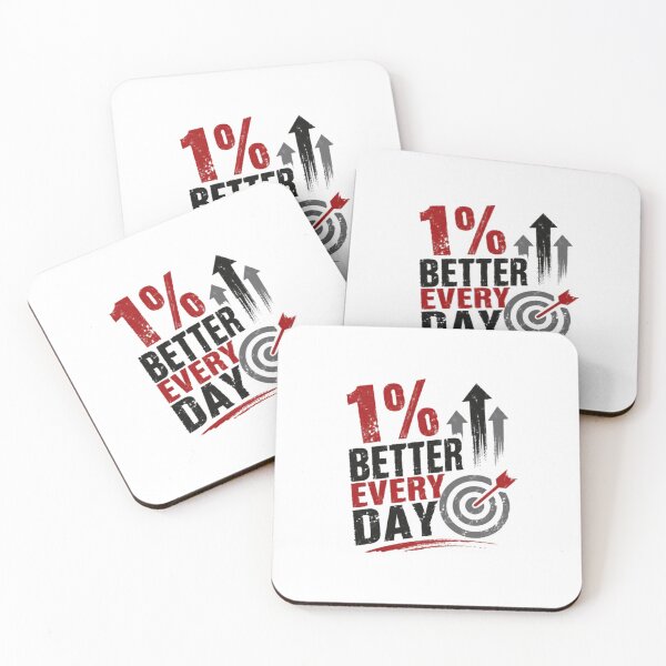 Item preview, 1% Better Every Day Motivation Personal Growth Daily Improvement Self-Improvement Goals Mindset designed and sold by JonesFlora2025.