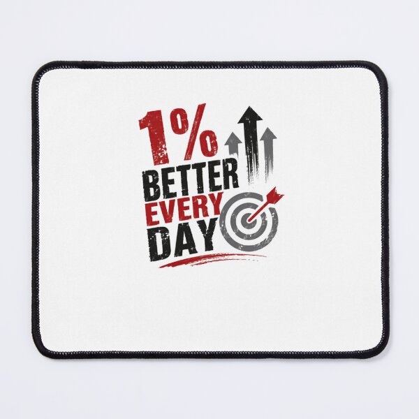 Item preview, 1% Better Every Day Motivation Personal Growth Daily Improvement Self-Improvement Goals Mindset designed and sold by JonesFlora2025.