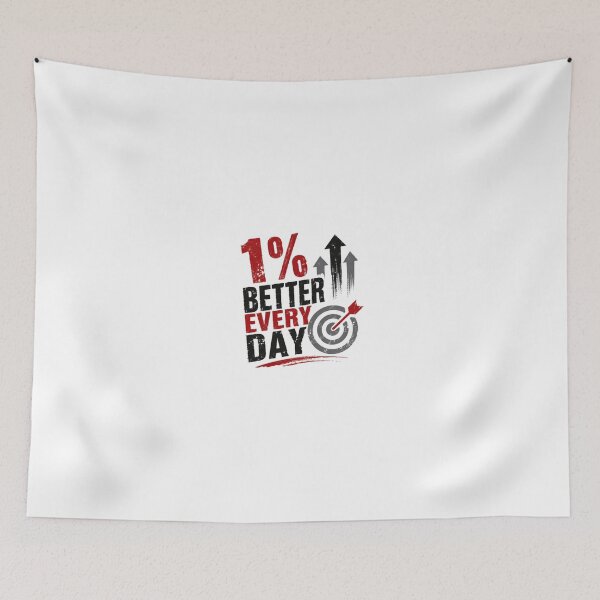Item preview, 1% Better Every Day Motivation Personal Growth Daily Improvement Self-Improvement Goals Mindset designed and sold by JonesFlora2025.