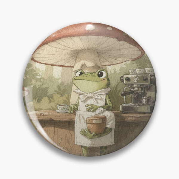 Item preview, Frog Barista Judging Your Complicated Coffee Order designed and sold by PictorialWhimsy.