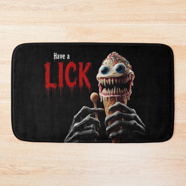 Item preview, Have a Lick - Horror Ice Cream Monster Dark Art Print designed and sold by HorrorWorldWeb.