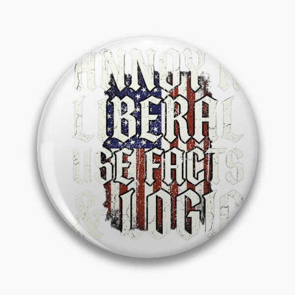 Item preview, Annoy A Liberal Use Facts Logic American Flag Distressed Vintage designed and sold by luffyShop1.