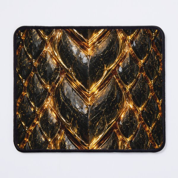 Item preview, Black Gold Dragon Scales designed and sold by ZYVARENNE.