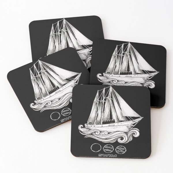 Item preview, Vintage Sailing Ship Nautical Ocean Waves designed and sold by WendyFros39809.