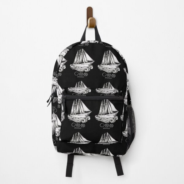 Item preview, Vintage Sailing Ship Nautical Ocean Waves designed and sold by WendyFros39809.