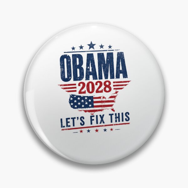 Item preview, Obama 2028 Let's Fix This Presidential Election Supporter designed and sold by JonesFlora2025.