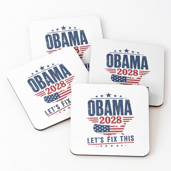Item preview, Obama 2028 Let's Fix This Presidential Election Supporter designed and sold by JonesFlora2025.