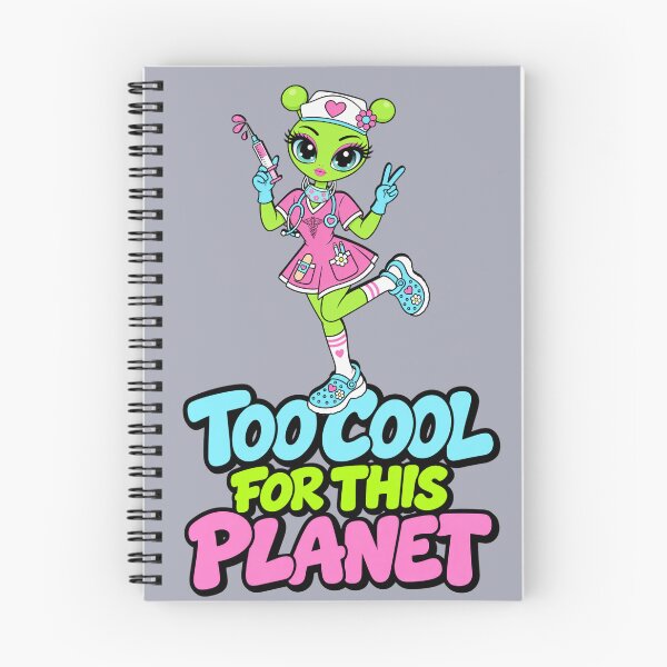 Item preview, Too Cool for This Planet – Alien Nurse designed and sold by Aimetoi.