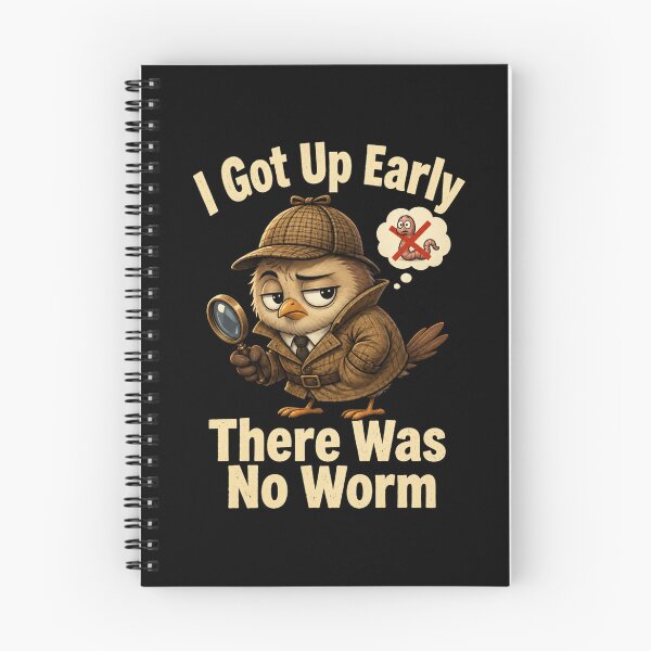 Item preview, I Got Up Early There Was No Worm designed and sold by TheEndDesign.