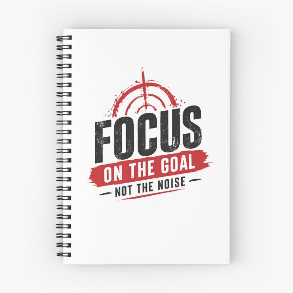 Item preview, Focus On The Goal Not The Noise Motivation Mindset Goal Setter designed and sold by JonesFlora2025.