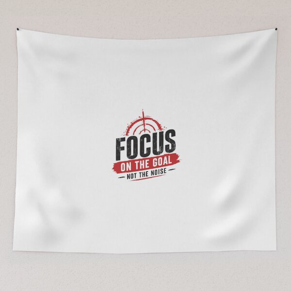 Item preview, Focus On The Goal Not The Noise Motivation Mindset Goal Setter designed and sold by JonesFlora2025.