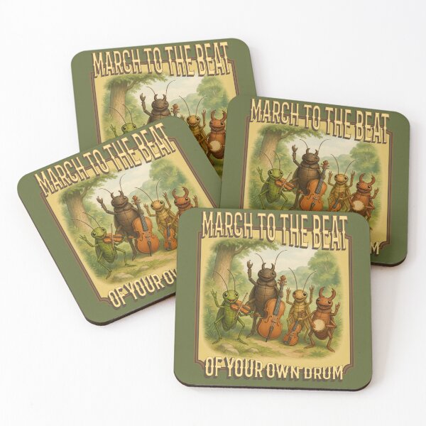 Item preview, March To Your Own Drum Bug Band designed and sold by SeoulInkSoul.