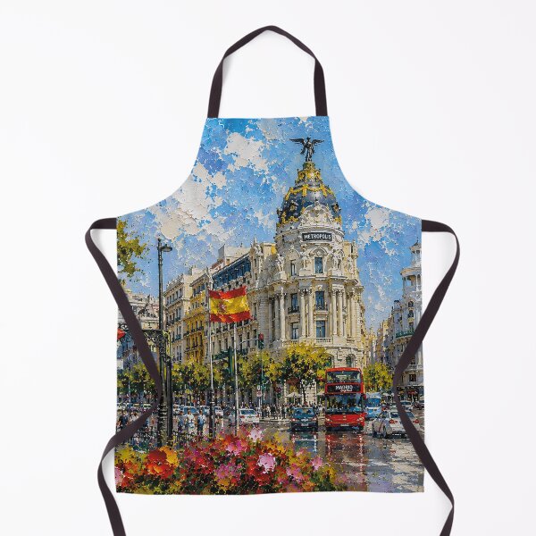 Item preview, A Painting of Madrid, Spain – A Beautiful Capital City in Europe designed and sold by GalleryKauffeld.