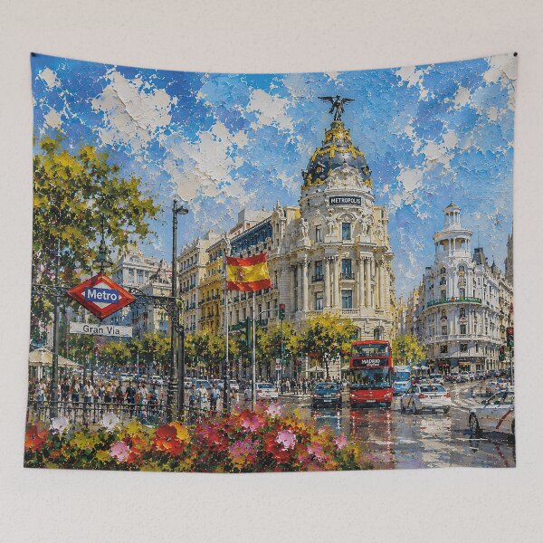 Item preview, Un cuadro de Madrid, España: una hermosa capital europea. designed and sold by GalleryKauffeld.