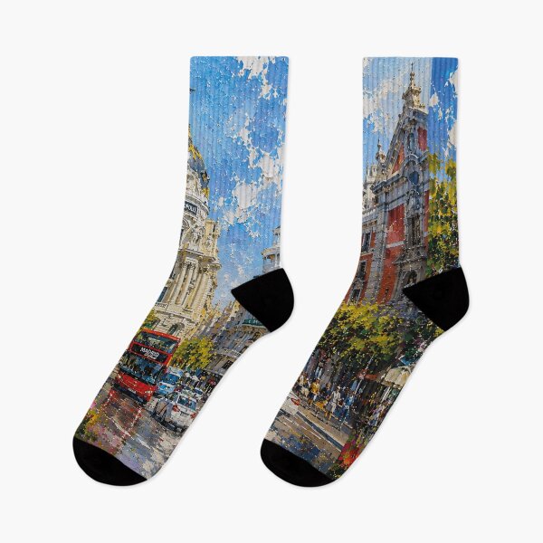 Item preview, A Painting of Madrid, Spain – A Beautiful Capital City in Europe designed and sold by GalleryKauffeld.