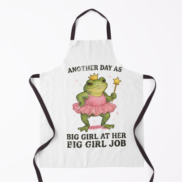 Item preview, Another Day As Big Girl At Her Big Girl Job Frog Princess Distressed designed and sold by luffyShop1.