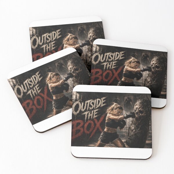 Item preview, Outside the Box - Horror Boxing Gym Monster Print designed and sold by HorrorWorldWeb.