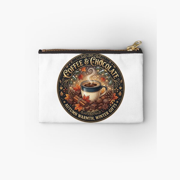 Item preview, Coffee and Chocolate Autumn Warmth Winter Holiday Design designed and sold by KreatoLab.