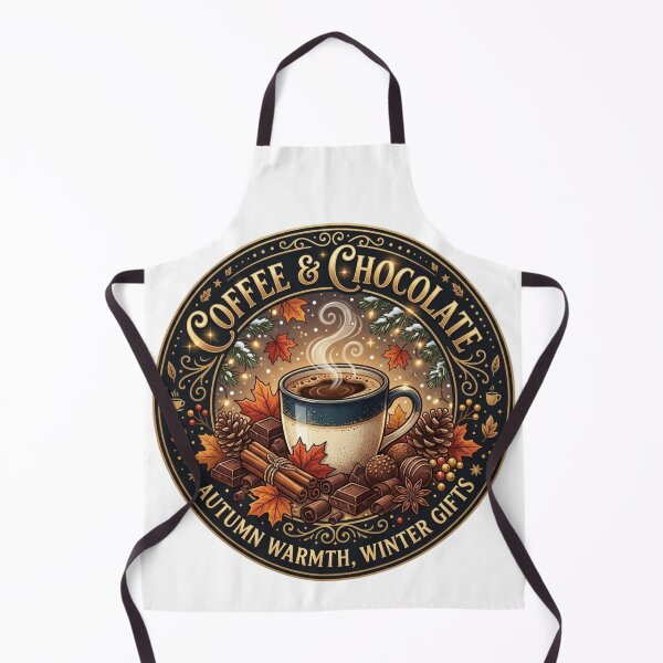 Item preview, Coffee and Chocolate Autumn Warmth Winter Holiday Design designed and sold by KreatoLab.