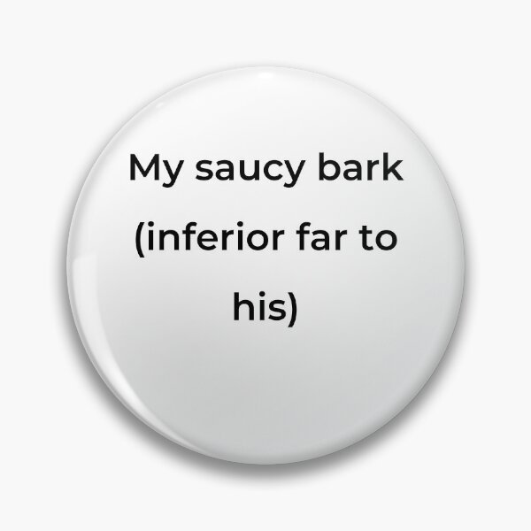 Item preview, “My saucy bark (inferior far to his)” - print black designed and sold by ariksworld.