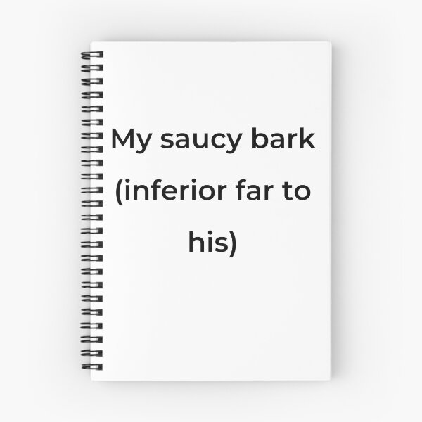 Item preview, “My saucy bark (inferior far to his)” - print black designed and sold by ariksworld.