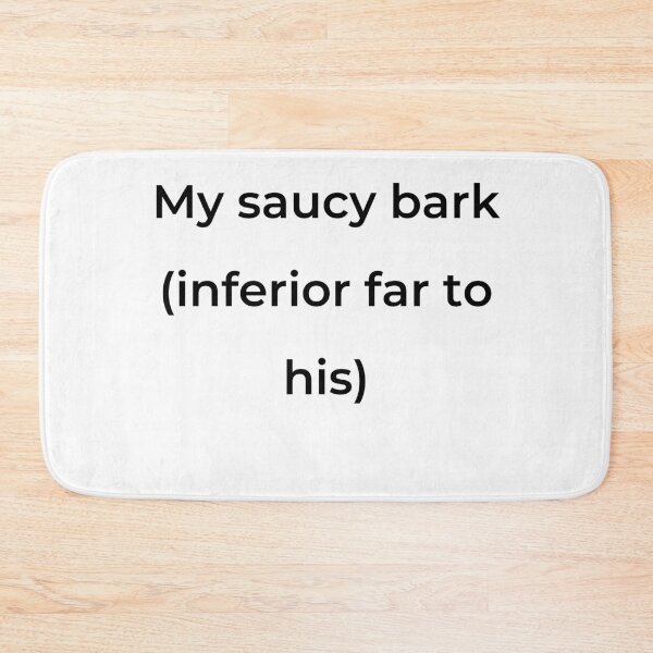 Item preview, “My saucy bark (inferior far to his)” - print black designed and sold by ariksworld.