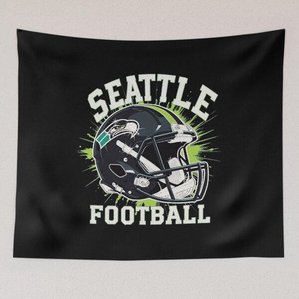 Item preview, Seattle Football Helmet Sparkle Design designed and sold by jakaylinras.