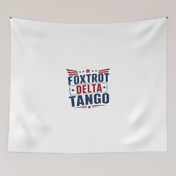 Item preview, Foxtrot Delta Tango Military Veteran Patriotic designed and sold by JonesFlora2025.